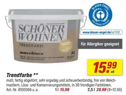 toom Baumarkt SCHÖNER WOHNEN Trendfarbe Angebot