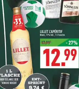 Marktkauf Lillet l’apéritif blanc Angebot