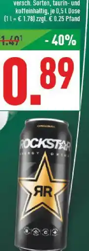 Marktkauf Rockstar energy drink Angebot