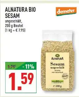 Marktkauf Alnatura bio sesam Angebot