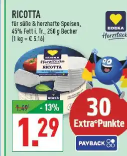 Marktkauf Edeka herzstücke ricotta Angebot