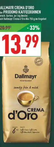 Marktkauf Dallmayr crema d'oro Angebot