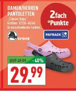 Marktkauf Crocs damen pantoletten classic baya Angebot