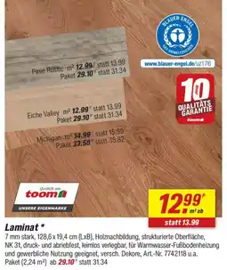 toom Baumarkt Laminat Angebot