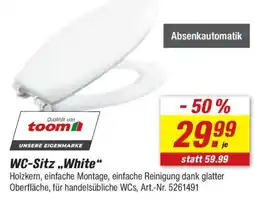 toom Baumarkt WC-Sitz ,,White" Angebot