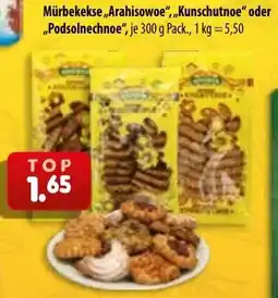 Mix Markt Mürbekekse,,Arahisowoe",,,Kunschutnoe" oder ,,Podsolnechnoe" Angebot