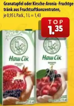 Mix Markt Granatapfel oder Kirsche-Aronia -Fruchtge- tränk Angebot