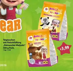 Mix Markt Teigtaschen mit Fleischfüllung ,,Pelmeschki Maljutki" Angebot