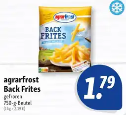 Nah & Frisch agrarfrost Back Frites Angebot