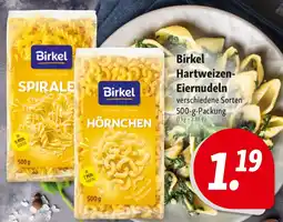 Nah & Frisch Birkel Hartweizen- Eiernudeln Angebot