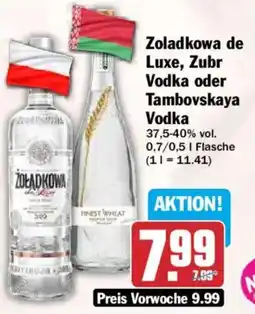 HIT Zoladkowa de luxe, zubr vodka oder tambovskaya vodka Angebot
