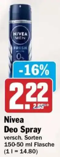 HIT Nivea Deo Spray Angebot
