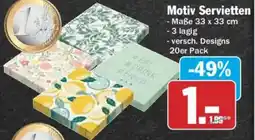 HIT Motiv Servietten Angebot