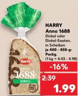 Kaufland HARRY Anno 1688 Angebot