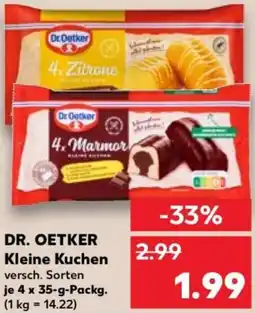 Kaufland DR. OETKER Kleine Kuchen Angebot