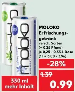 Kaufland MOLOKO Erfrischungsgetränk Angebot