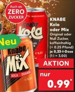 Kaufland KNABE Kola oder Mix Angebot