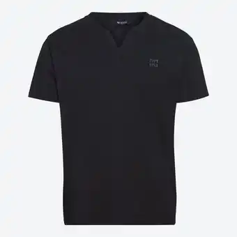 NKD Herren-T-Shirt mit Henley-Kragen Angebot