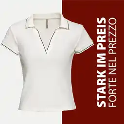 NKD Damen-Poloshirt mit Ripp-Struktur Angebot