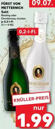 Kaufland FÜRST VON METTERNICH Sekt Angebot