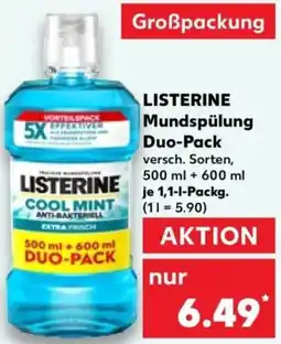 Kaufland LISTERINE Mundspülung Duo-Pack Angebot