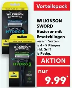 Kaufland WILKINSON SWORD Rasierer mit Ersatzklingen Angebot