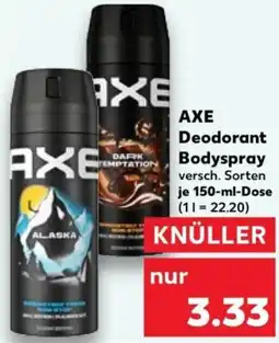 Kaufland AXE Deodorant Bodyspray Angebot