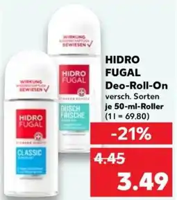Kaufland HIDRO FUGAL Deo-Roll-On Angebot