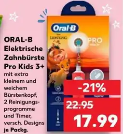 Kaufland ORAL-B Elektrische Zahnbürste Pro Kids 3+ Angebot