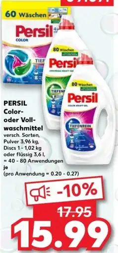 Kaufland PERSIL Color oder Vollwaschmittel Angebot