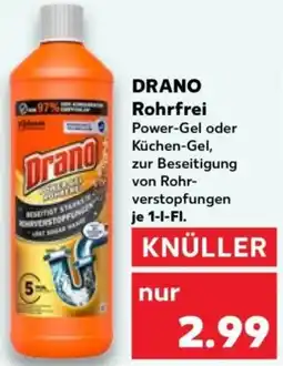 Kaufland DRANO Rohrfrei Angebot