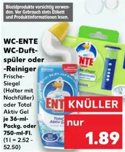 Kaufland WC-ENTE WC-Duftspüler oder Reiniger Angebot