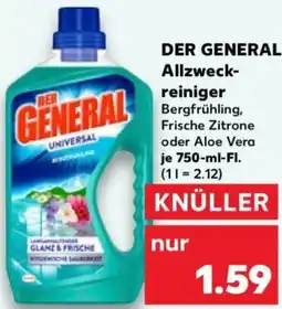 Kaufland DER GENERAL Allzweckreiniger Angebot