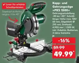 Kaufland Kapp und Gehrungssäge PKS 1500 Angebot