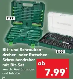 Kaufland Bit und Schraubendreher oder Ratschen Schraubendreher Angebot