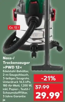 Kaufland PARKSIDE Nass/ Trockensauger PWD 12 Angebot