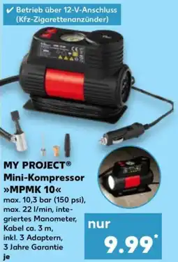 Kaufland MY PROJECT Mini-Kompressor MPMK 10 Angebot