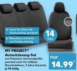 Kaufland MY PROJECT Autositzbezug-Set Angebot