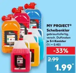 Kaufland MY PROJECT Scheibenklar Angebot