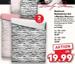 Kaufland Renforcé Bettwäsche-Set Marilyn Monroe Angebot