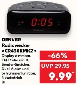 Kaufland DENVER Radiowecker CR430KMK2 Angebot