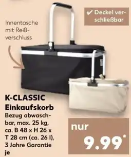 Kaufland K-CLASSIC Einkaufskorb Angebot