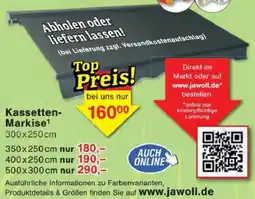 Jawoll Kassetten Markise Angebot