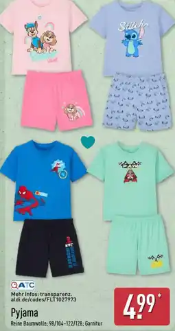 Aldi Nord Pyjama Angebot