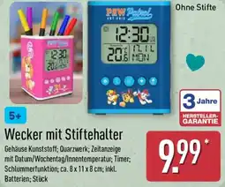 Aldi Nord Wecker mit Stiftehalter Angebot