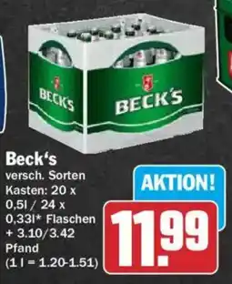 HIT Beck's Angebot