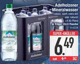 E-Center Adelholzener Mineralwasser Angebot