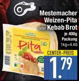 E-Center Mestemacher Weizen-Pita oder Kebab Brot Angebot