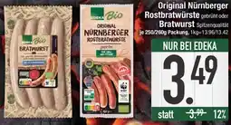 E-Center Original Nürnberger Rostbratwürste oder Bratwurst Angebot
