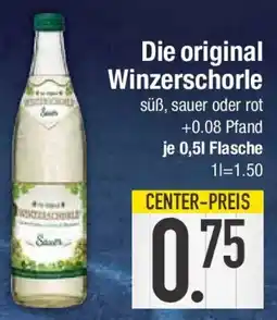 E-Center Die original Winzerschorle Angebot